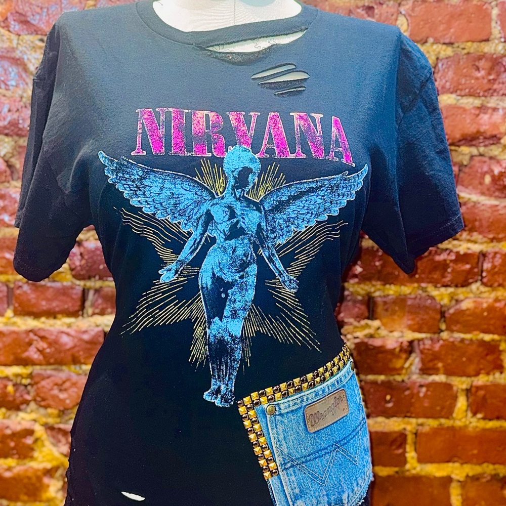 Black Nirvana Graphic T-Shirt